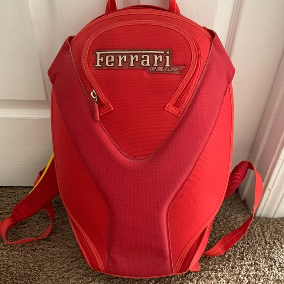 Ferrari Original Red Limited Edition Rucksack Red Gear Box Backpack